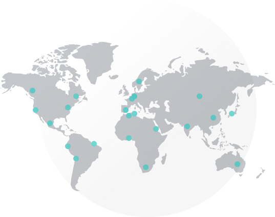 Worldmap with Idecsi clients